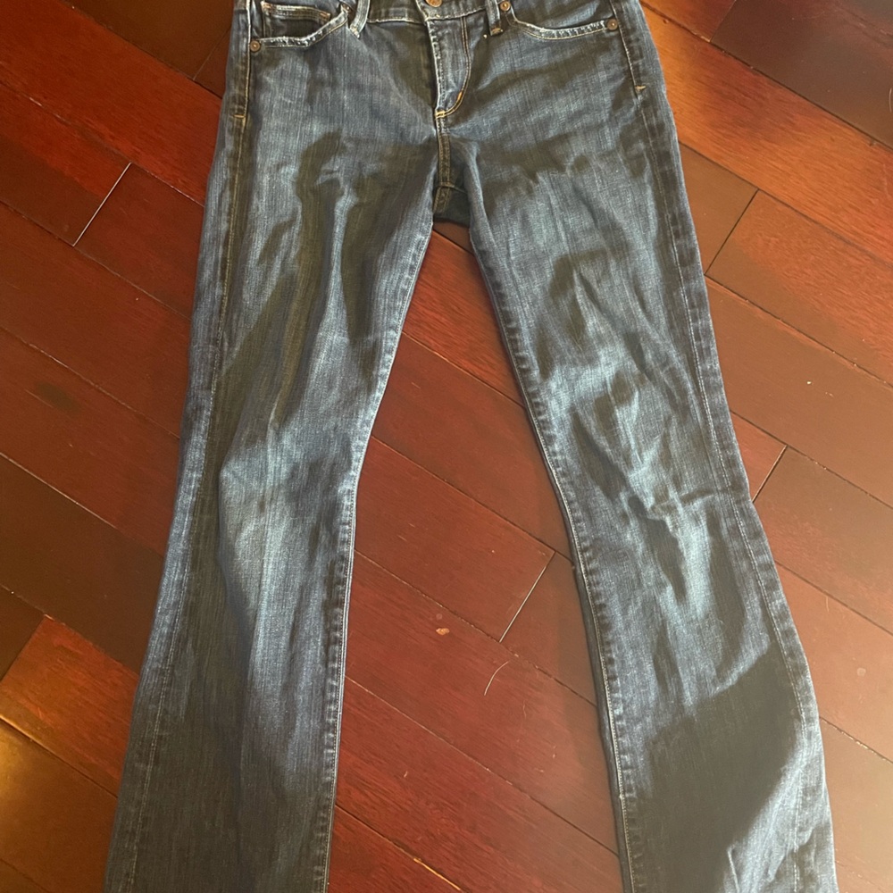Citizens of humanity Blue low waisted bootcut Denim Jeans